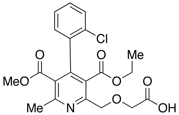 O-Des[2-aminoethyl]-O-carboxymethyl dehydroamlodipine - Chemical structure and product image