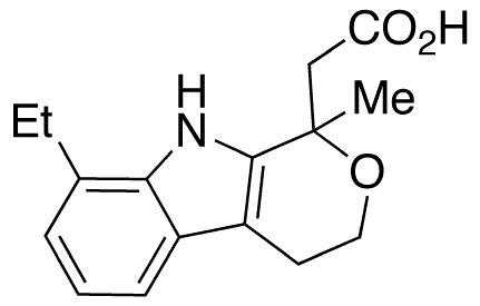 (-)-Desethyl Methyl Etodolac - Chemical structure and product image