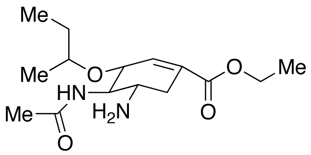 3-Des(1-ethylpropoxy)-3-(1-methylpropoxy) Oseltamivir - Chemical structure and product image