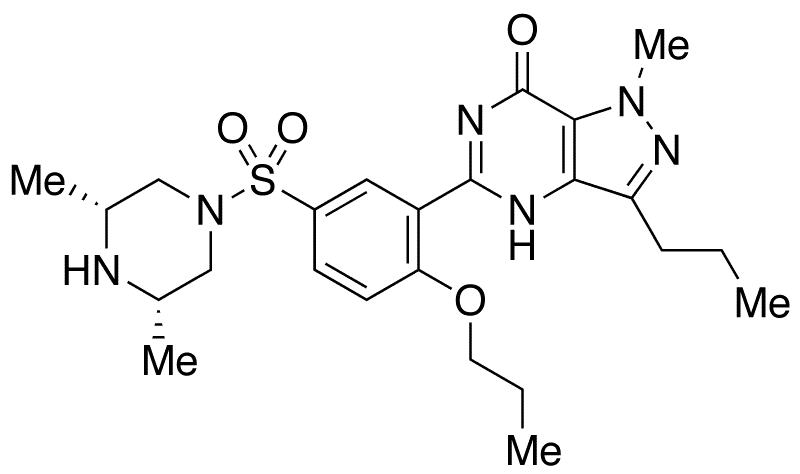 O-Desethyl-O-propyl Methisosildenafil - Chemical structure and product image