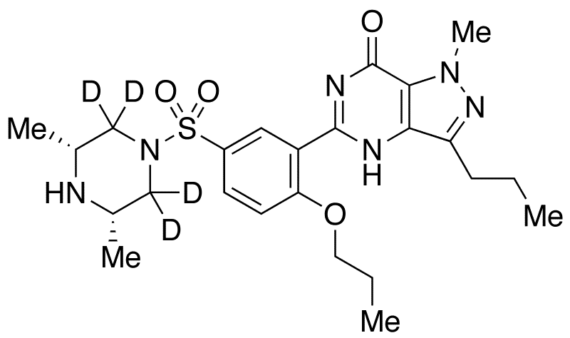O-Desethyl-O-propyl Methisosildenafil-d4 - Chemical structure and product image