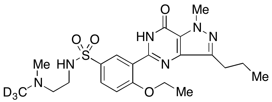 Descarbonsildenafil-d3 - Chemical structure and product image