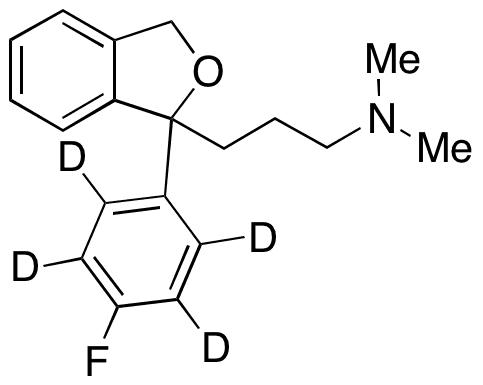 Descyano Citalopram-d4 - Chemical structure and product image