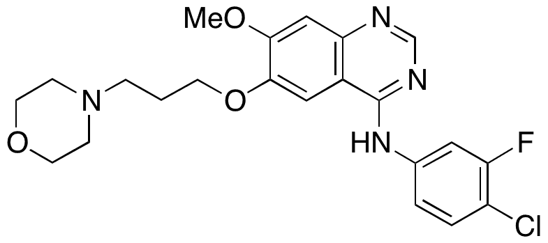 3-Deschloro-4-desfluoro-4-chloro-3-fluoro Gefitinib - Chemical structure and product image