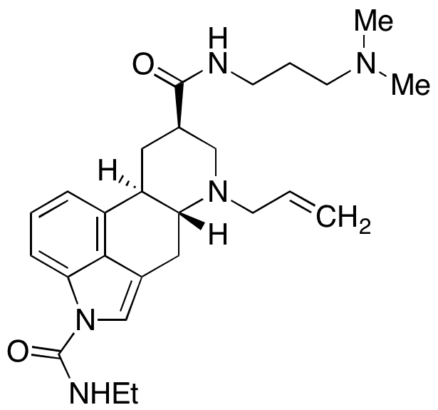 N8-Desethylcarbamoyl-N1-ethylcarbamoyl Cabergoline - Chemical structure and product image