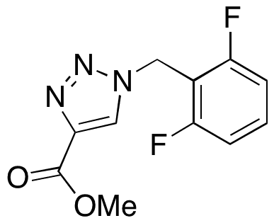 4-Descarboxamido Rufinamide 4-Methyl Ester - Chemical structure and product image