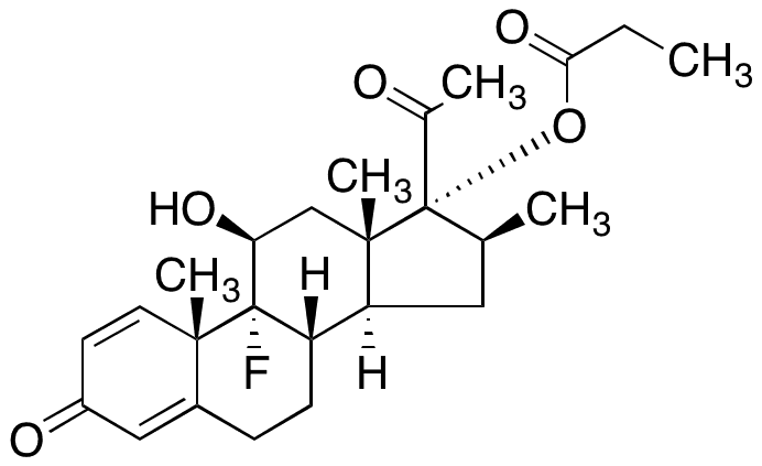 21-Deschloro Clobetasol 17-Propionate - Chemical structure and product image