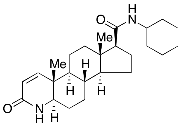 N-Des(1,1-dimethylethyl) N-Cyclohexyl Finasteride - Chemical structure and product image