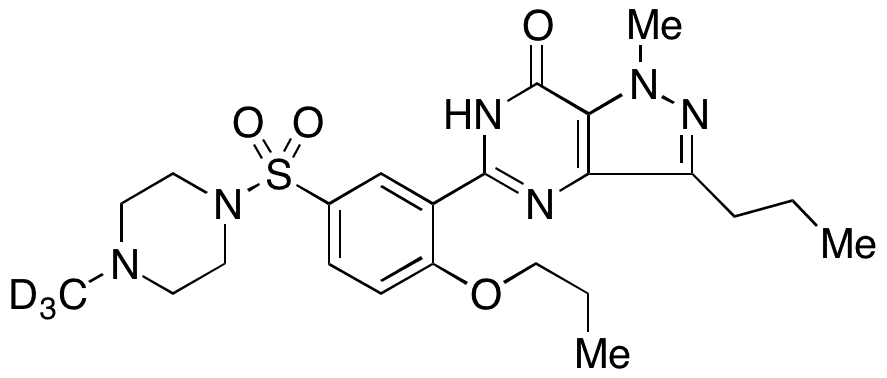 O-Desethyl O-Propyl Sildenafil-d3 - Chemical structure and product image