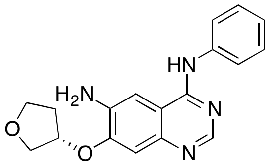 Deschloro,desfluoro-N-des(4-dimethylamino-2-en-1-oxo)butyl Afatinib - Chemical structure and product image