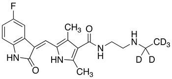 N-Desethyl Sunitinib-d5 - Chemical structure and product image
