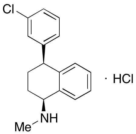 (rac,syn)-4-Deschloro-sertraline Hydrochloride - Chemical structure and product image