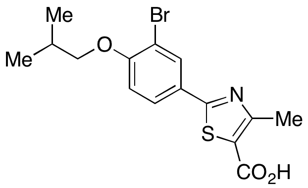 3-Descyano 3-Bromo-febuxostat - Chemical structure and product image