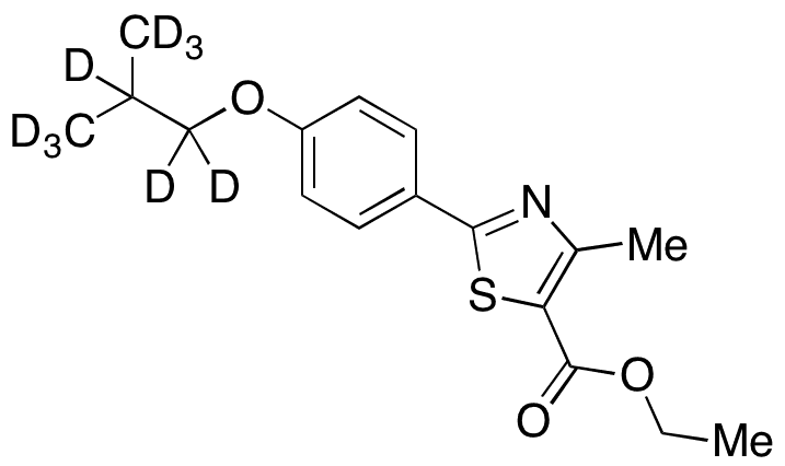 3-Descyano Febuxostat-d9 Ethyl Ester - Chemical structure and product image