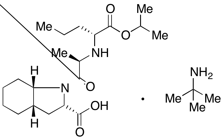 1-Desethoxy 1-Isopropyl Perindopril t-Butylamine - Chemical structure and product image