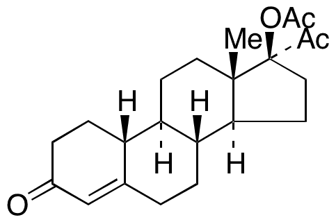 17-Desethynyl Norethindrone Diacetate - Chemical structure and product image