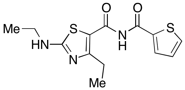 N-Des(cyano-2-thienylmethyl)-N-(2-thienylcarbonyl) Ethaboxam - Chemical structure and product image