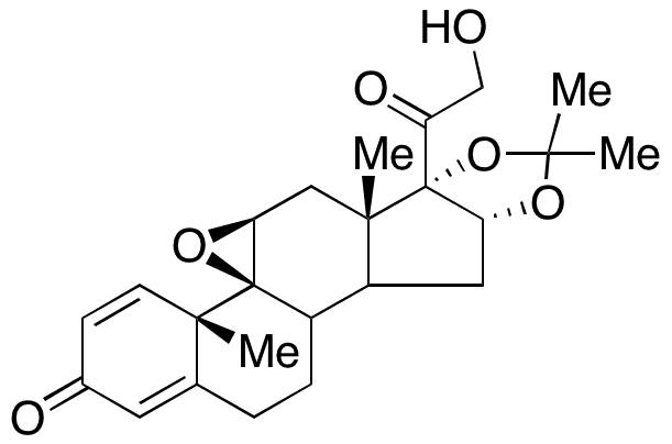 9-Desfluoro-9(11)-epoxy Triamcinolone Acetonide - Chemical structure and product image