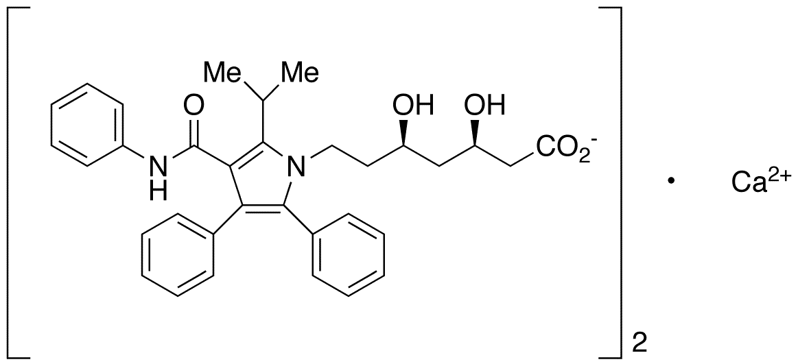 Defluoro Atorvastatin Calcium Salt - Chemical structure and product image