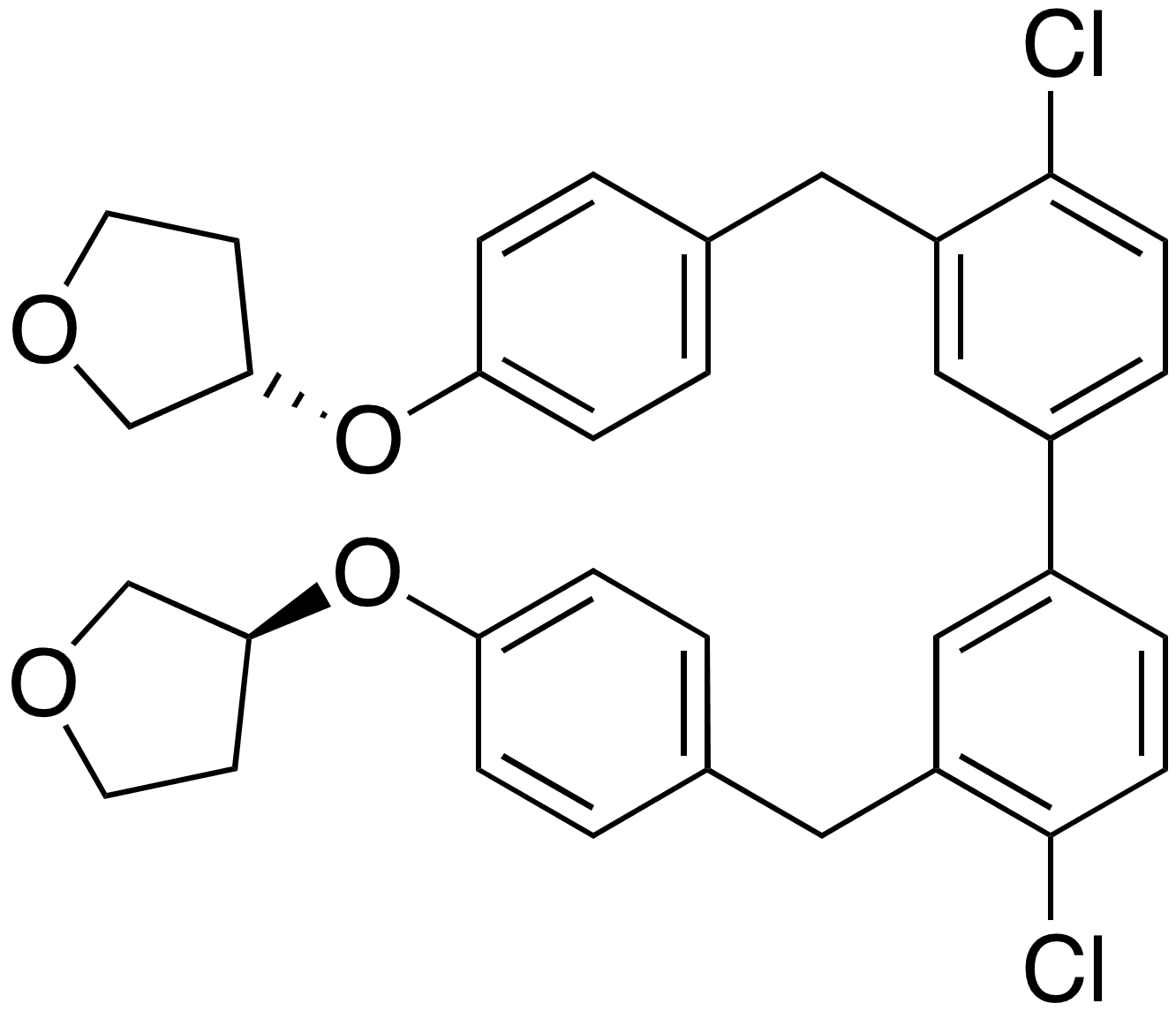 Desglucosylempagliflozin 4,4-DImer - Chemical structure and product image