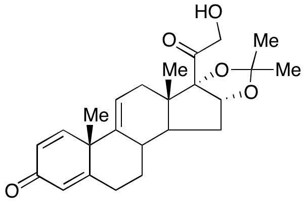 9-Desfluoro-11-dehydroxy-9(11)-ene Triamcinolone Acetonide - Chemical structure and product image