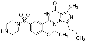 N-Desethyl Vardenafil - Chemical structure and product image