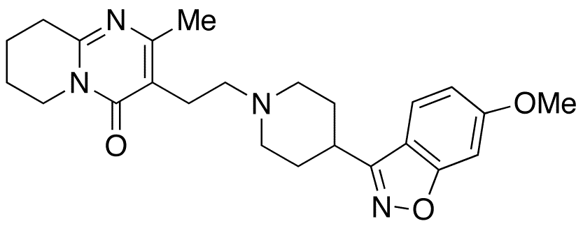 6-Desfluoro-6-methoxy Risperidone - Chemical structure and product image