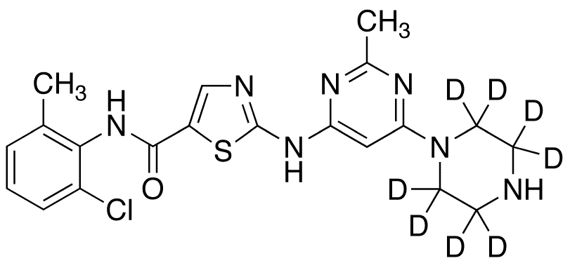 N-Deshydroxyethyl Dasatinib-d8 - Chemical structure and product image