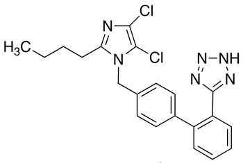 5-Deshydroxymethyl-5-chloro Losartan (Losartan Impurity K) - Chemical structure and product image