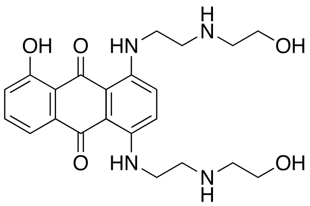1-Deshydroxy Mitoxantrone - Chemical structure and product image