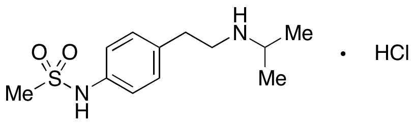 Deshydroxy Sotalol Hydrochloride - Chemical structure and product image