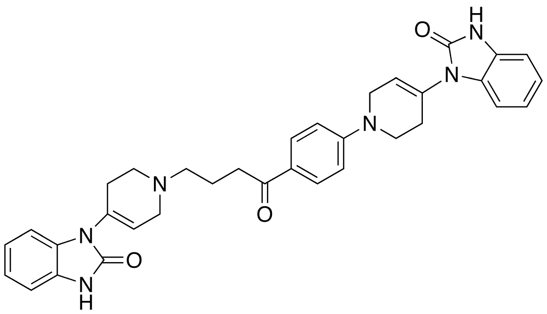 4-Desfluoro-4-[4-(2-Oxo-2,3-dihydro-1H-benzimidazol-1-yl)-3,6-dihydropyridin-1(2H)-yl] Droperidol - Chemical structure and product image