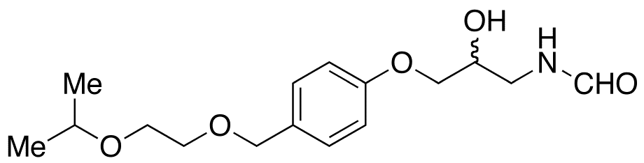 N-Desisopropyl-N-formyl Bisoprolol - Chemical structure and product image