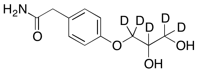 Des(isopropylamino) Atenolol Diol-d5 - Chemical structure and product image
