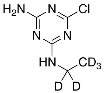 Desisopropyl Atrazine-d5 - Chemical structure and product image