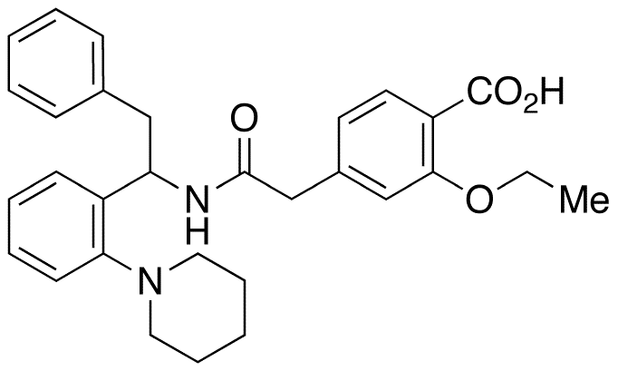2-Desisopropyl-2-phenyl Repaglinide (Repaglinide Impurity) - Chemical structure and product image
