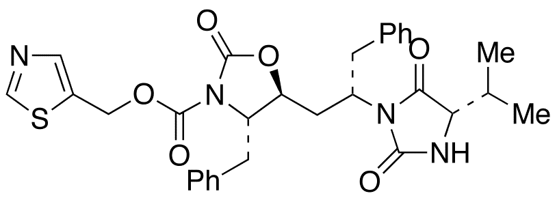 Des(isopropylthiazolyl) Hydantoin-oxazolidinone Ritonavir - Chemical structure and product image