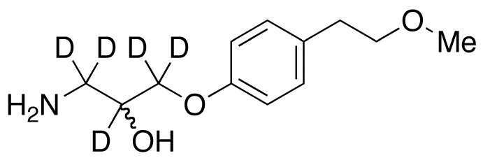 N-Desisopropyl Metoprolol-d5 - Chemical structure and product image