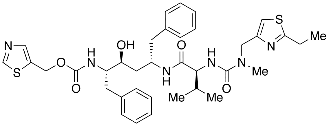 2-Desisopropyl-2-ethyl Ritonavir - Chemical structure and product image