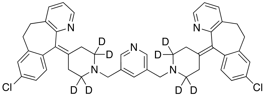 5-[(Desloratadine)methyl] Rupatadine-d8 - Chemical structure and product image