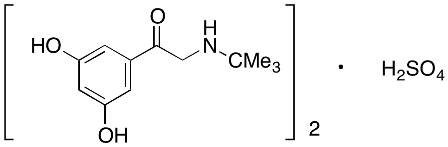 1-Deshydroxy 1-Oxo Terbutaline Sulfate - Chemical structure and product image
