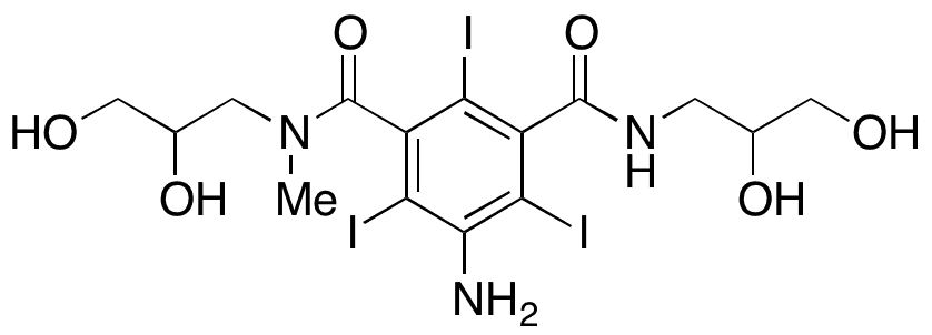 N-Desmethoxyacetyl Iopromide - Chemical structure and product image