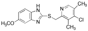 4-Desmethoxy-4-chloro Omeprazole Sulfide - Chemical structure and product image
