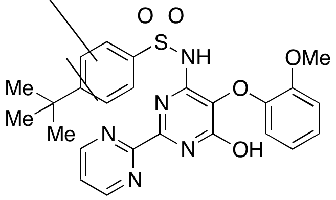 O-Deshydroxyethyl Bosentan - Chemical structure and product image
