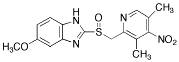 4-Desmethoxy-4-nitro Omeprazole - Chemical structure and product image