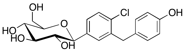 O-Desethyl Dapagliflozin - Chemical structure and product image