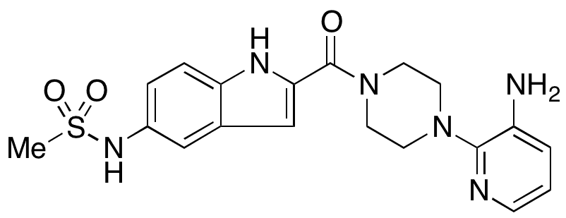 N-Desisopropyl Delavirdine - Chemical structure and product image
