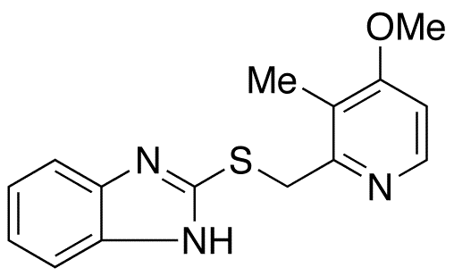 4-Desmethoxypropoxyl-4-methoxy S-Deoxo Rabeprazole - Chemical structure and product image