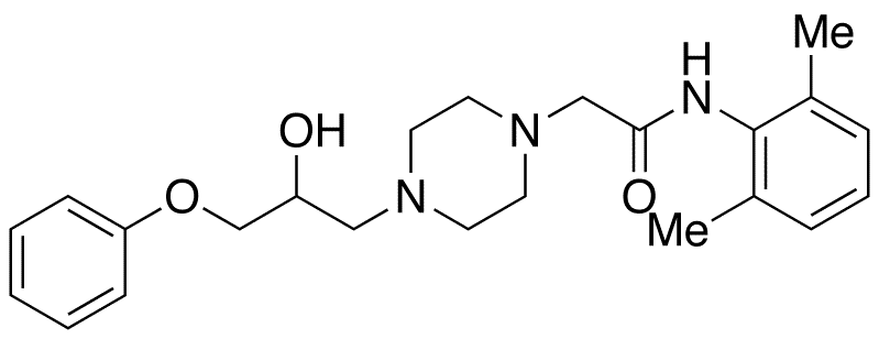 Desmethoxy Ranolazine - Chemical structure and product image