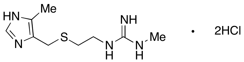 Descyano Cimetidine Dihydrochloride Salt - Chemical structure and product image